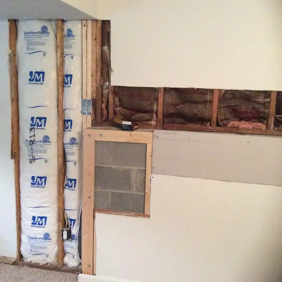 Wall insulation replacement during Structural Drying in Arden Hills